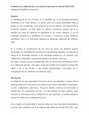 Evolución de la calidad del aire en la ciudad de Quito para los años del 2018 al 2021