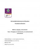 El lenguaje, la comunicación y la construcción del conocimiento