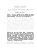 Psicología evolutiva. Pobreza colectiva por falta de decisión ideológica