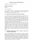 Informe de Gerente de Talento Humano