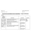 Secuencia de actividades Área de matemática: “Juegos de Bowling”