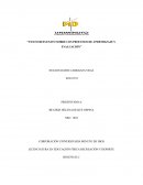 TEXTO REFLEXIVO SOBRE LOS PROCESOS DE APRENDIZAJE Y EVALUACIÓN
