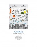 Conflicto en el negocio