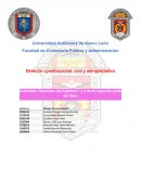 Derecho constitucional, civil y administrativo