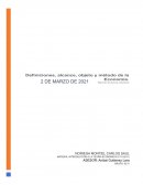Definiciones, alcance, objeto y método de la Economía