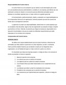 Responsabilidad del Control Interno