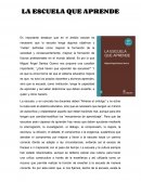 La escuela que aprende