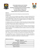 Determinación de la acidez de la leche