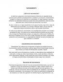 ¿Qué es el razonamiento?