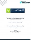 Epistemología y Conocimientos Educativos Unidad 1