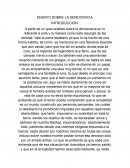 ENSAYO SOBRE LA DEMOCRACIA