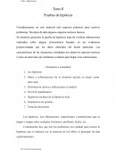 Pruebas de hipótesis