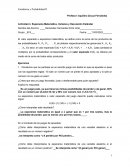Esperanza Matemática, Varianza y Desviación Estándar