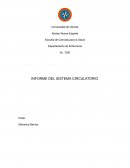 INFORME DEL SISTEMA CIRCULATORIO - UNIDAD 4 - Fisiología