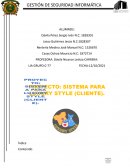 PROYECTO: SISTEMA PARA LUXURY STYLE (CLIENTE).