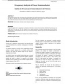 Análisis de Frecuencia de Semiconductores de Potencia