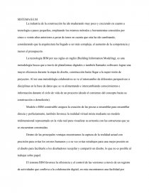 SISTEMA BIM. Página 1