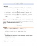 Límites al infinito e infinitos