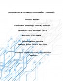 Evidencia de aprendizaje. Análisis y modelado