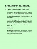 Legalizacion del aborto en Colombia