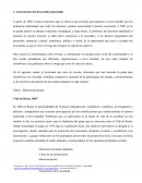 Antecedentes del desarrollo sustentable