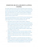 Ensayo del rol de la mujer en la época colonial