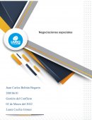 Negociaciones especiales