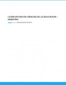 COMUNICACION ESCRITA