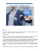 Procedimientos de validación