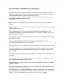 EL ABUSO DE SISTEMAS ELECTRONICOS