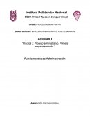 PROCESO ADMINISTRATIVO: FASE PLANEACIÓN