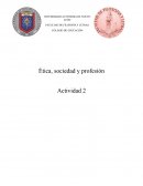 Ética, sociedad y profesión