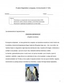 Prueba de diagnostico 4° lenguaje