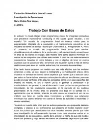 Trabajo Con Bases de Datos. Página 1