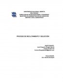PROCESO DE RECLUTAMIENTO Y SELECCION