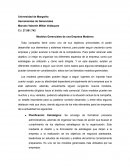 Modelos Gerenciales de una Empresa Moderna