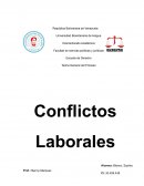 CONFLICTOS LABORALES. DEFINICION