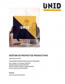 GESTION DE PROYECTOS PRODUCTIVOS ANALISIS DE CASO