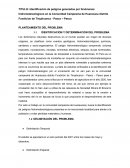 Identificación de peligros generados por fenómenos hidrometereologicos en la Comunidad Campesina de Huaracaca