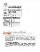 MANUAL ESTRATÉGICO DE RESTAURANTE CABANNA