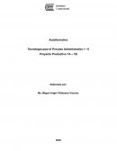 La Unidad Didáctica de Tecnología para el Proceso Administrativo