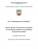 Importancia de la autoestima en el rendimiento académico de los estudiantes de educación secundaria