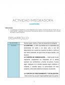 ACTIVIDAD INTEGRADORA La salud familiar