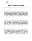 INTRODUCCIÓN AL MUNDO DE LA GASTRONOMÍA