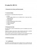 DISEÑO DE EMPRESA X´s play S.A. DE C.V