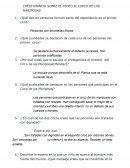 Cuestionario sobre el vídeo el circo de las mariposas