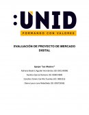 EVALUACIÓN DE PROYECTO DE MERCADO DIGITAL Equipo “Las Masters”
