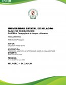 PEDAGOGÍA, AMBIENTES DE APRENDIZAJE, MODELOS COMUNICATIVOS