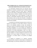 PERFIL EPIDEMIOLOGICO DE LA ATENCIÓN FISIOTERAPÉUTICA EN AFECCIONES RESPIRATORIAS EN UN HOSPITAL DE III NIVEL