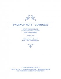 BASES DE DATOS SQL. Página 1